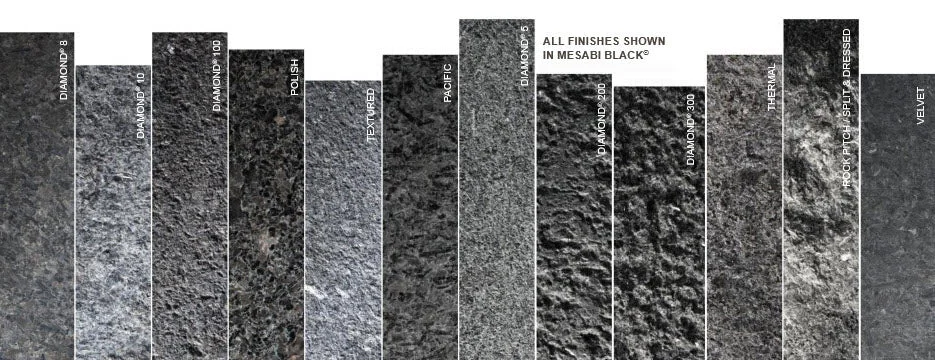 Natural Stone Finishes Explained: A Technical Guide to Polished, Honed, Brushed, Sandblasted, and Flamed Surfaces