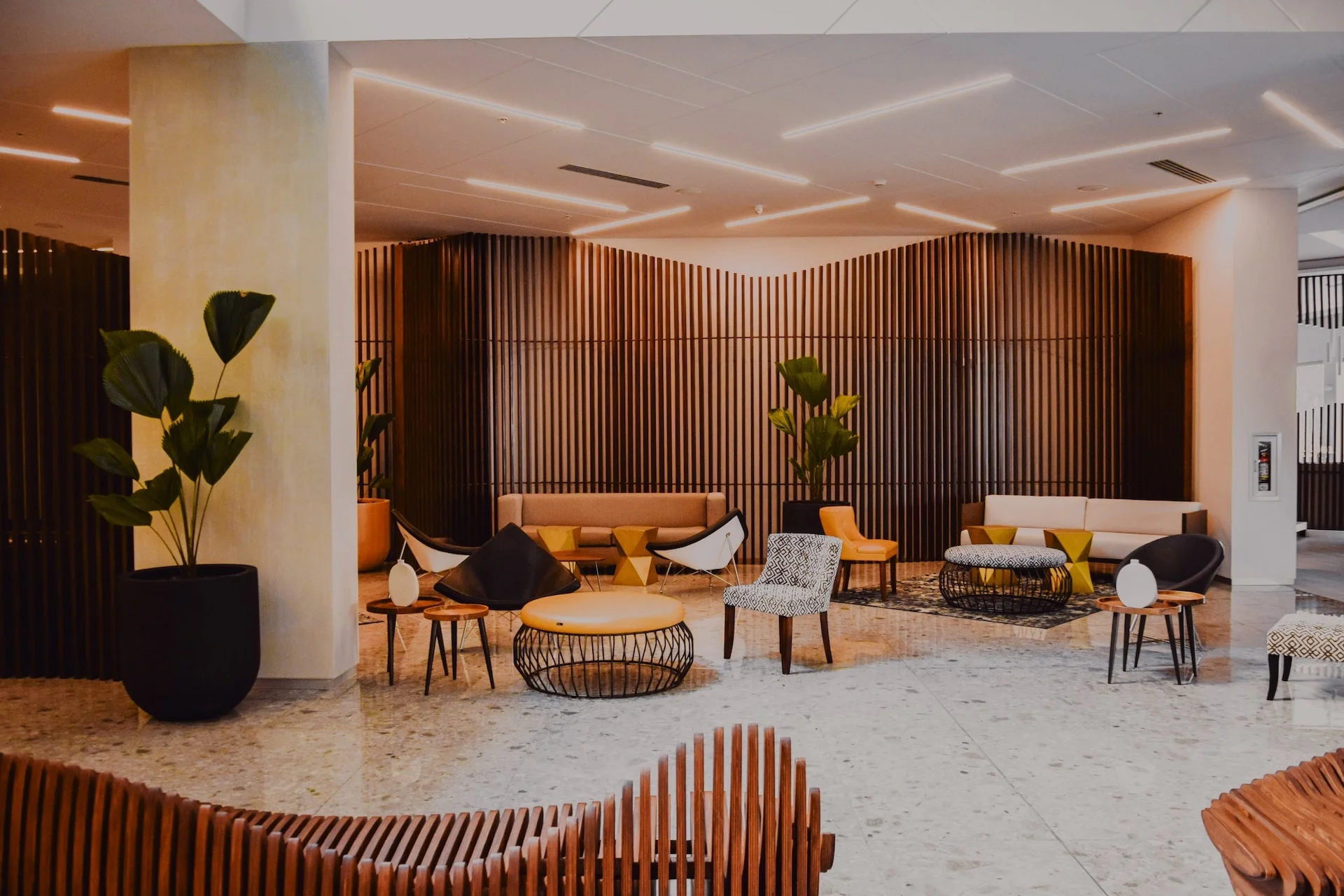 Hotel Lobby & Commercial Flooring application