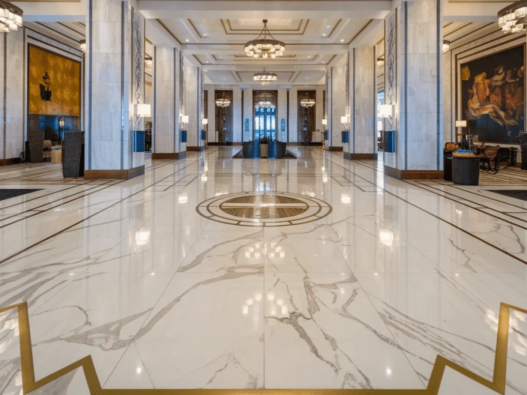 Hotel Lobby & Commercial Flooring application