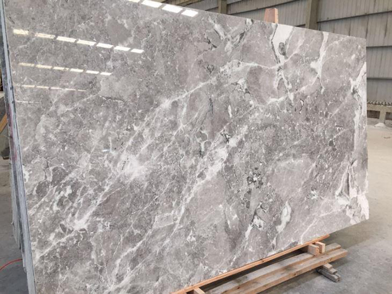 Athena Grey Marble Slabs – Consistent European Grey