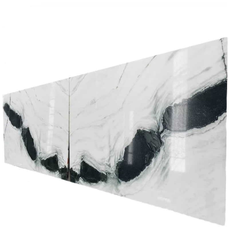 Panda White Marble Polished Slab