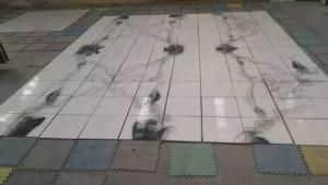 Panda White Marble with Black Veins Slab Tile - Image 2