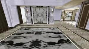 Panda White Marble with Black Veins Slab Tile - Image 4