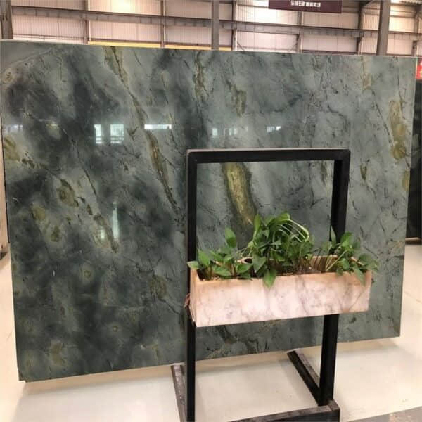 Peacock Green Marble Slab