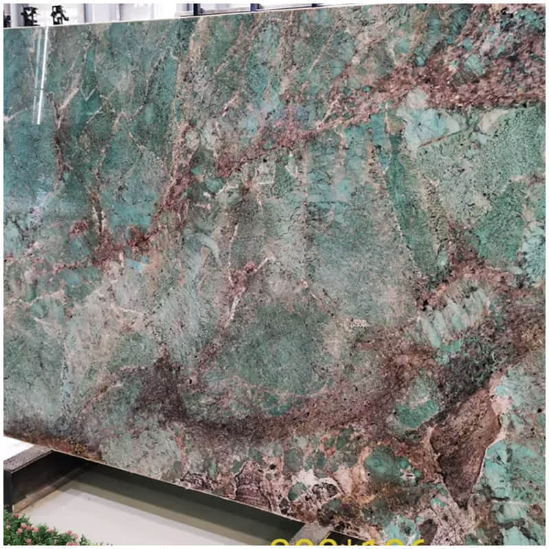 Polished Amazon Green Marble Slab - Image 3