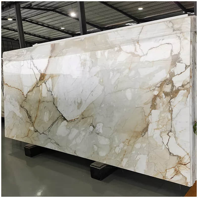 Polished Calcutta Gold Marble Slab
