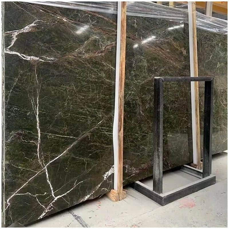 Rainforest Green Marble Slab - Image 3