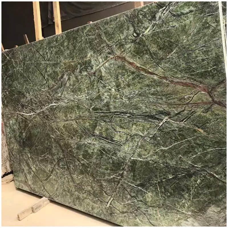 Rainforest Green Marble Slabs Luxury Stone - Image 4