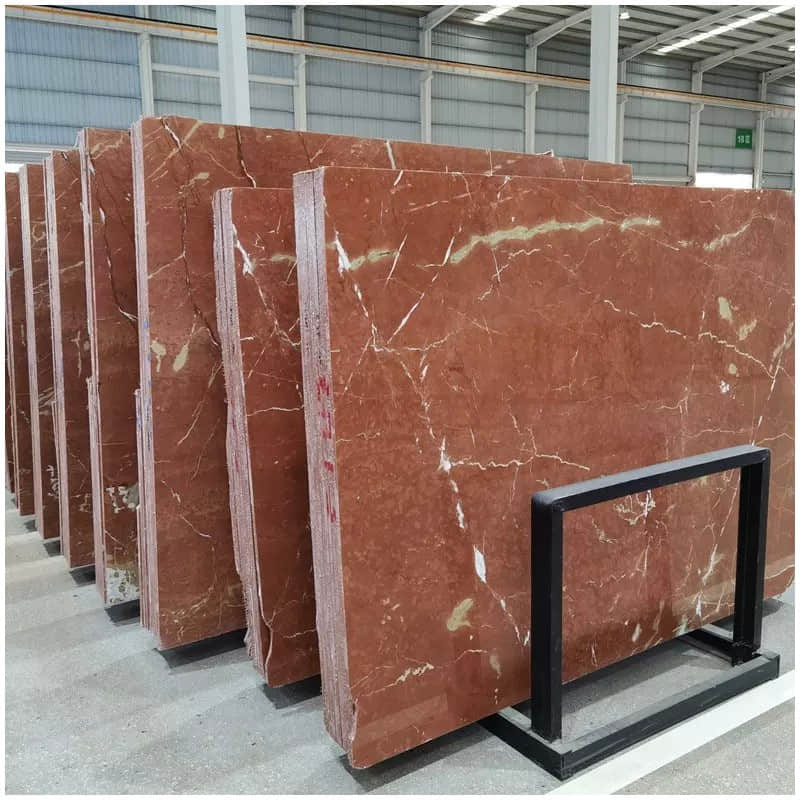 Red Rosso Alicante Marble Slab - Image 2