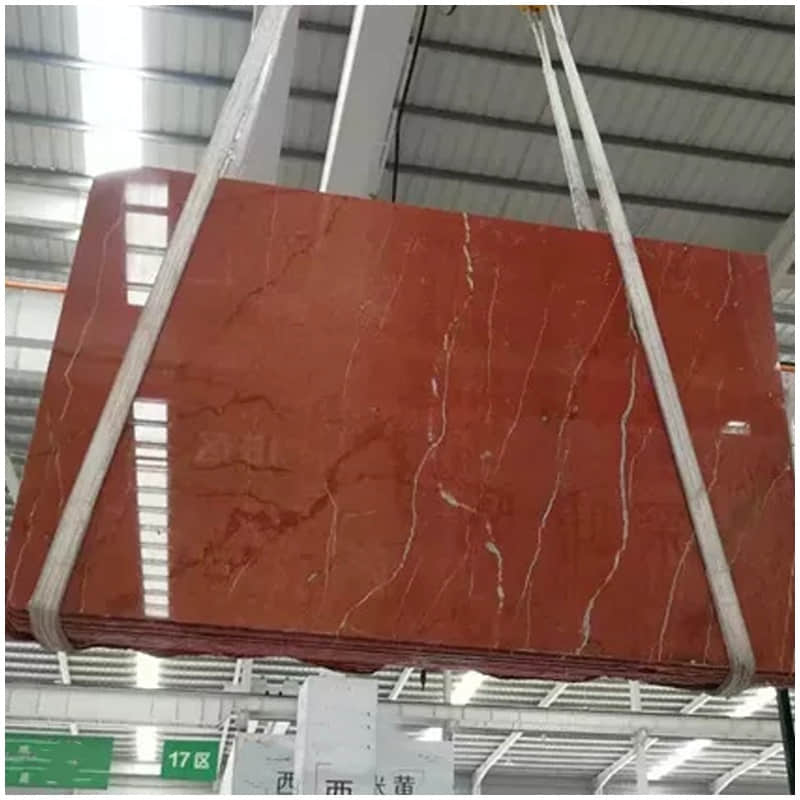 Red Rosso Alicante Marble Slab - Image 3