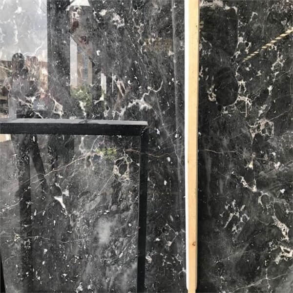 Romantic Dark Grey Marble Slabs