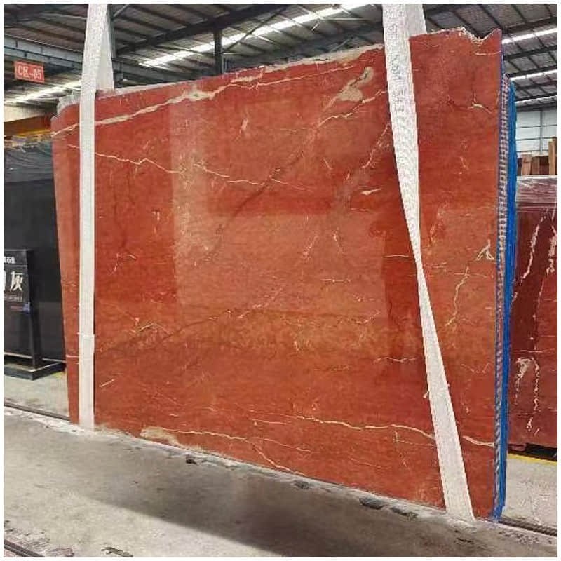 لوح رخام Rosso Alicante الهندسي - Image 3