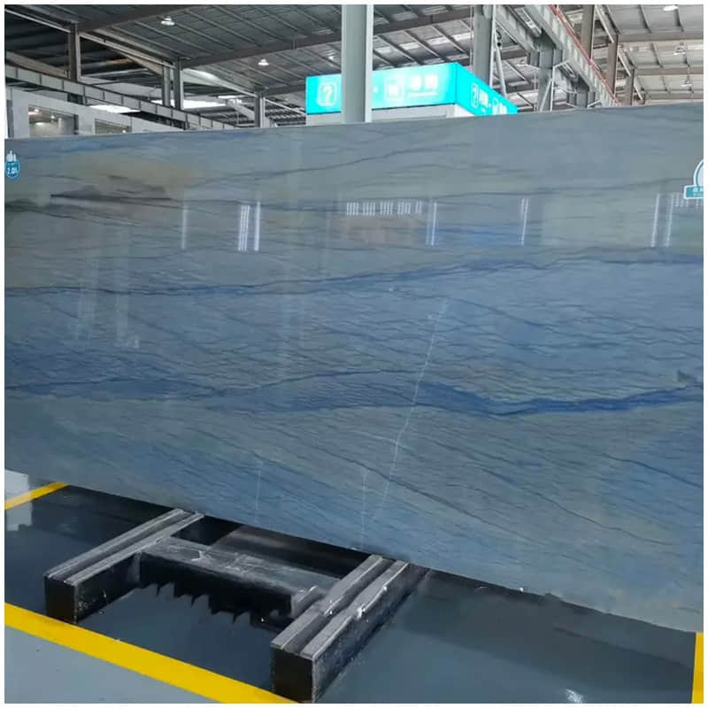 Sky Blue Luxurious Marble Slab - Image 3