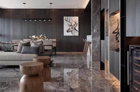 Tefeili Grey Marble Stone Slabs - Image 3