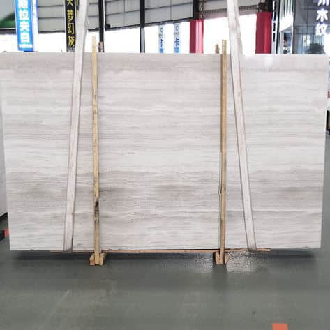 White Wood Marble With Vein