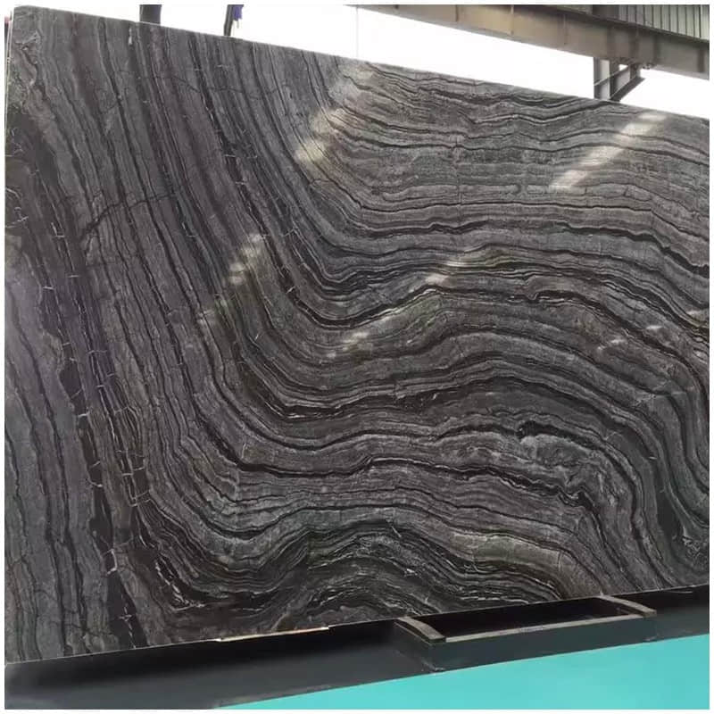 Zebra Black Marble Slab Factory