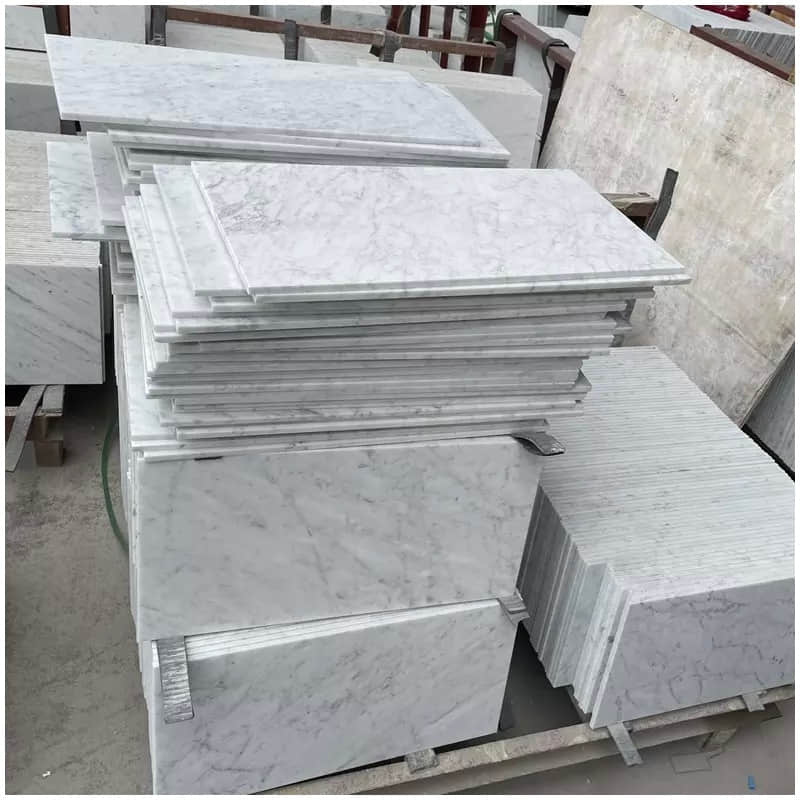 Italy Bianco White Carrara Marble Tiles - Image 3