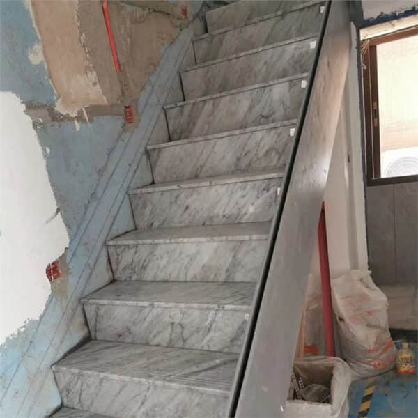 Carrara White Marble Stairs For Home