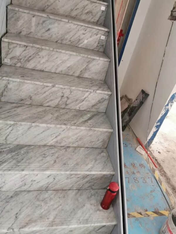 Carrara White Marble Stairs For Home - Image 2
