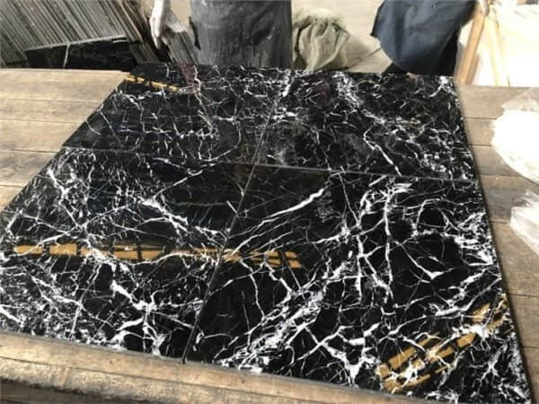 Marquina Black Marble Tiles With More White Veins - Image 3
