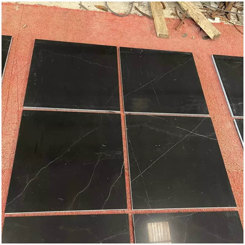 Natural Black Marquina Marble Tile - Image 3