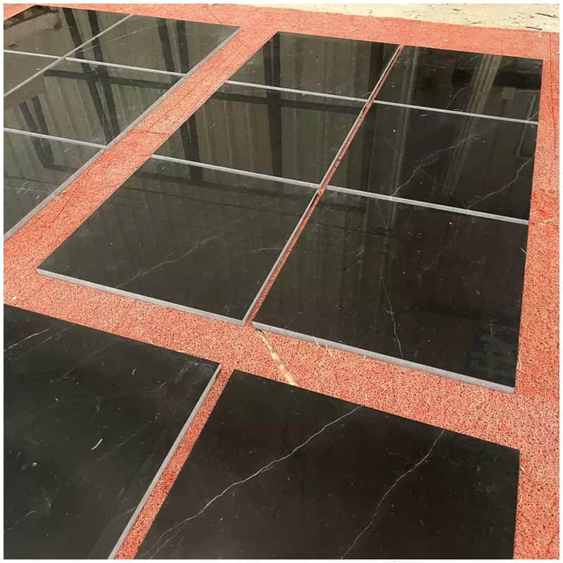 Natural Black Marquina Marble Tile - Image 4