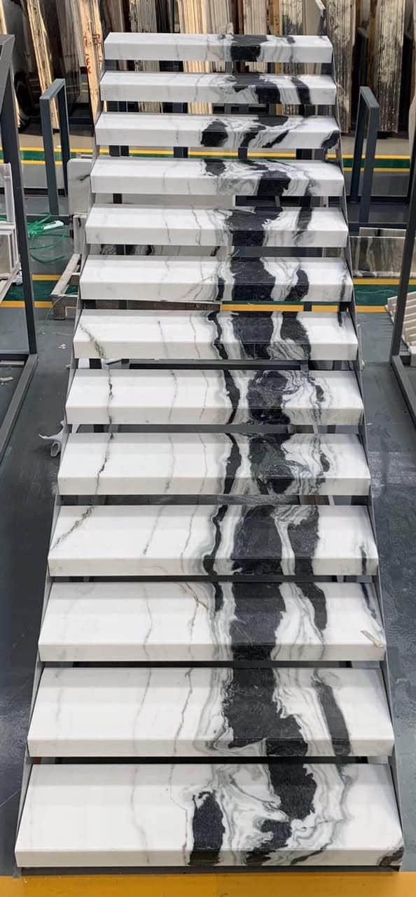 Panda White Marble Stair - Image 2