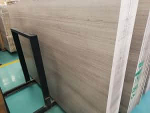 White Wooden Vein Marble Tile