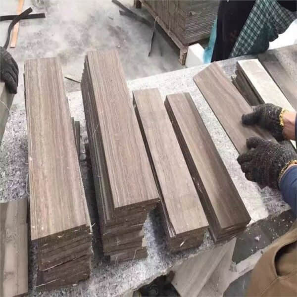 Wooden Brown Marble Tiles - Image 2