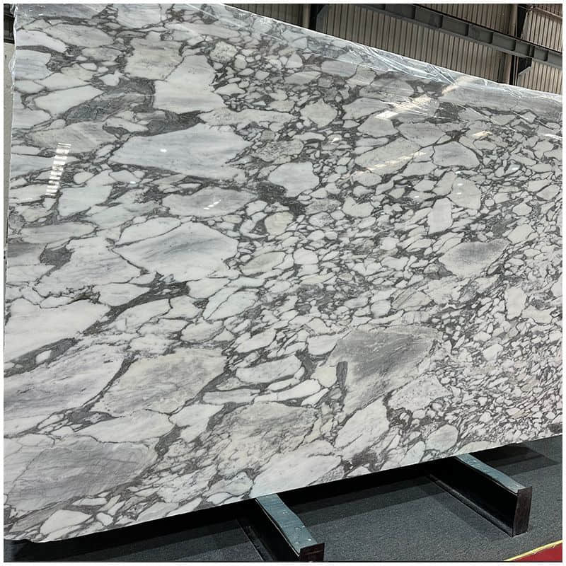 Arabescato White Marble Slab