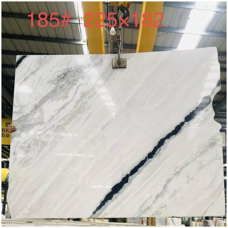 Light Vein Panda White Marble
