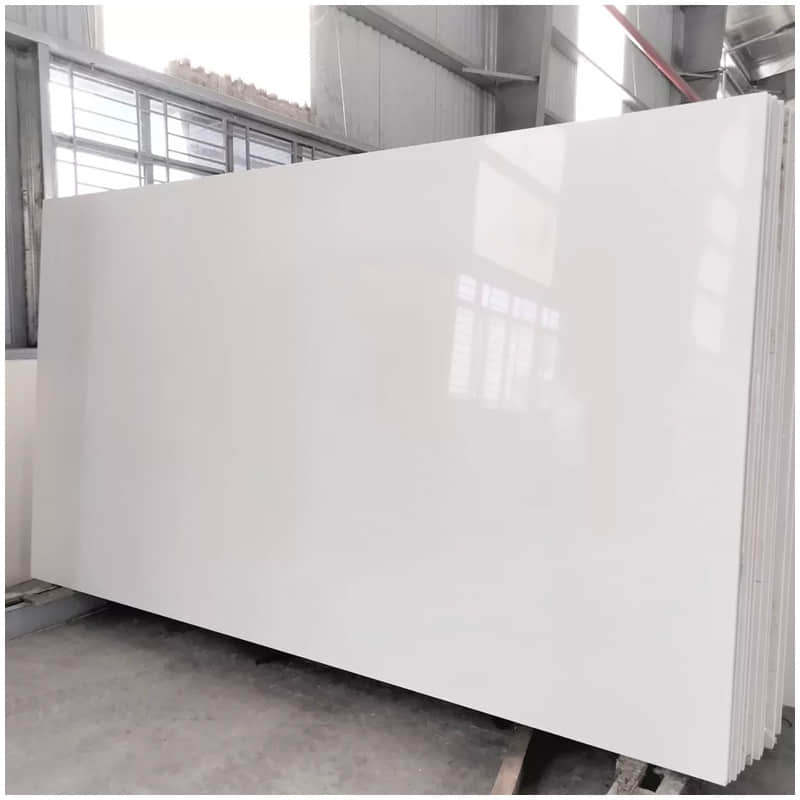 Crystal White Quartz Slab