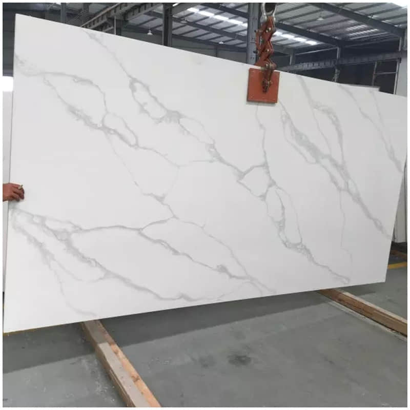 Calacatta White Quartz Slab - Image 2