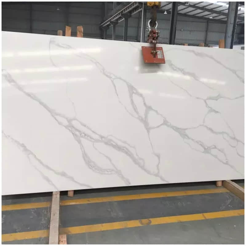 Calacatta White Quartz Slab - Image 3