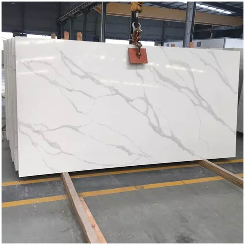 Calacatta White Quartz Slab - Image 4