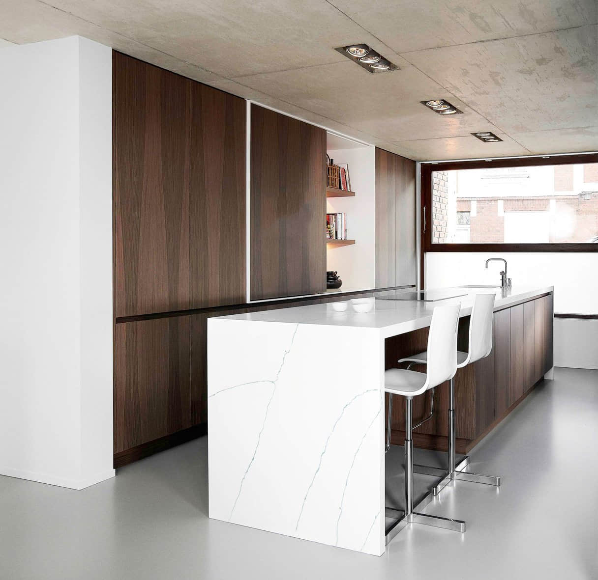 Столешницы из искусственного кварца Calacatta White, плиты - Image 2