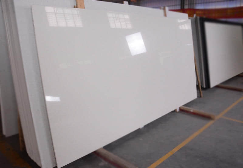 سطح Sparkling White Quartz
