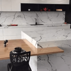 ألواح White Calacatta Quartz - Image 3