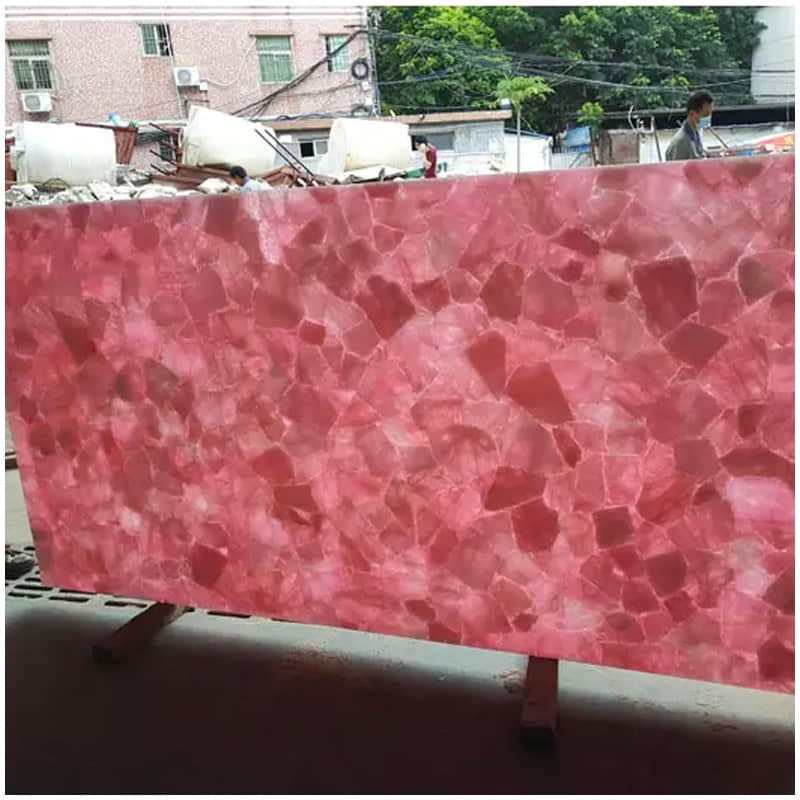 Pink Crystal Agate Stone - Image 2