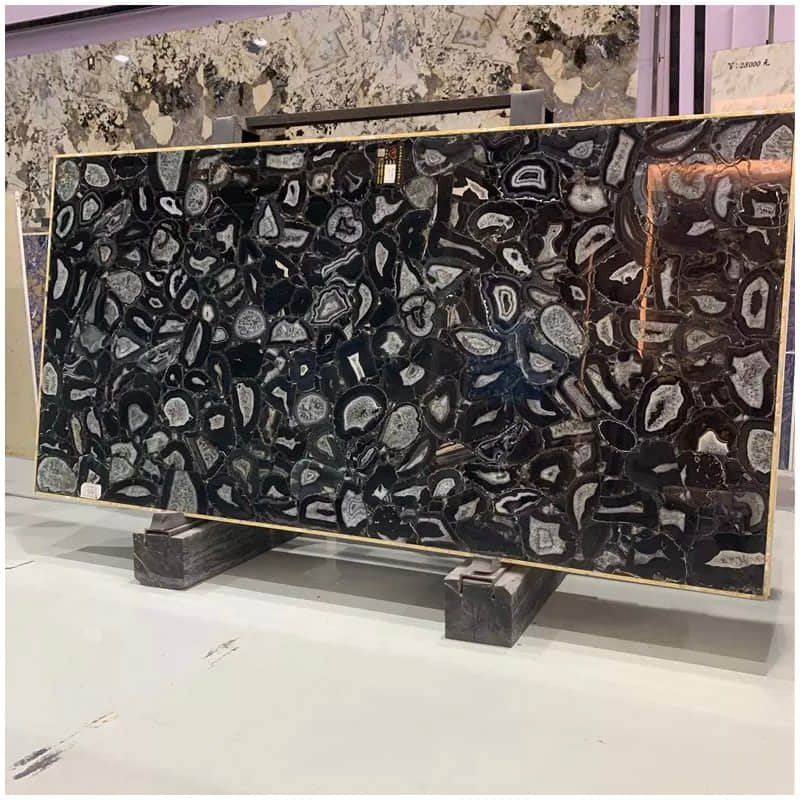 Black Semi-precious Stone