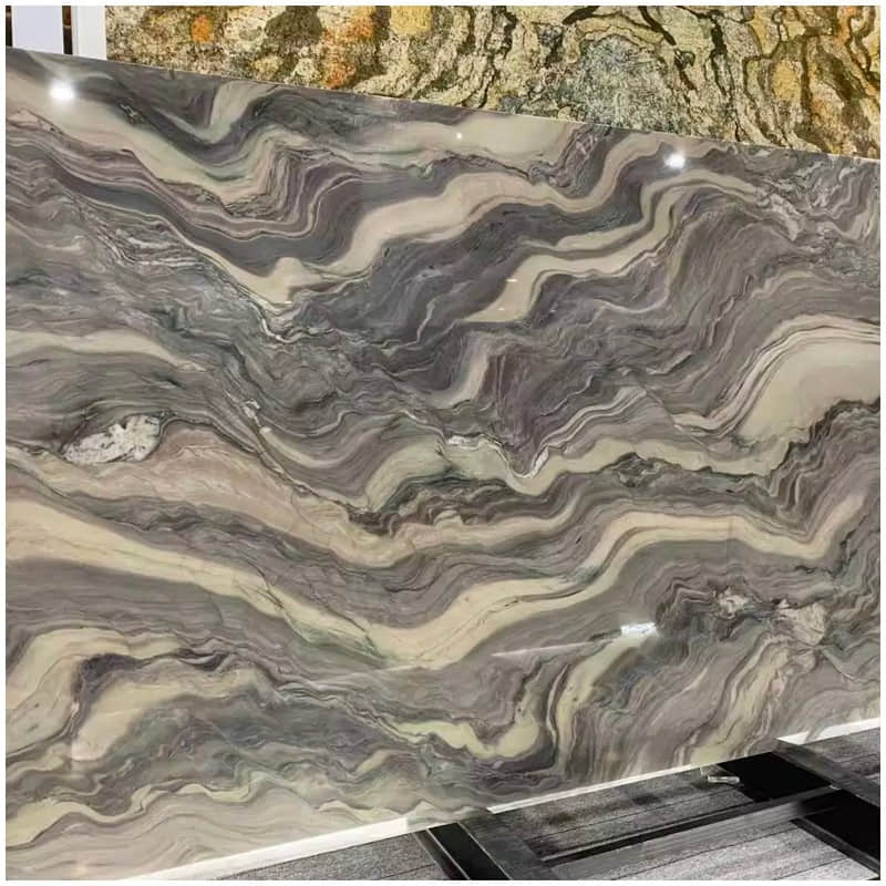 Explosion Blue Quartzite Slab - Image 3