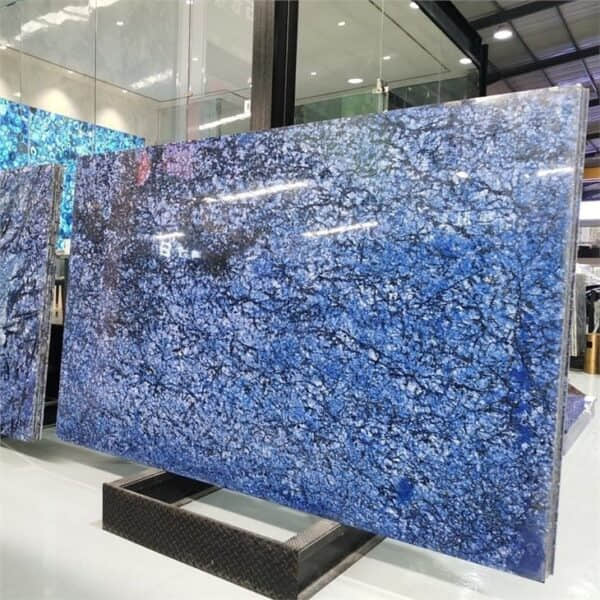Jewelry Blue Marble Slab