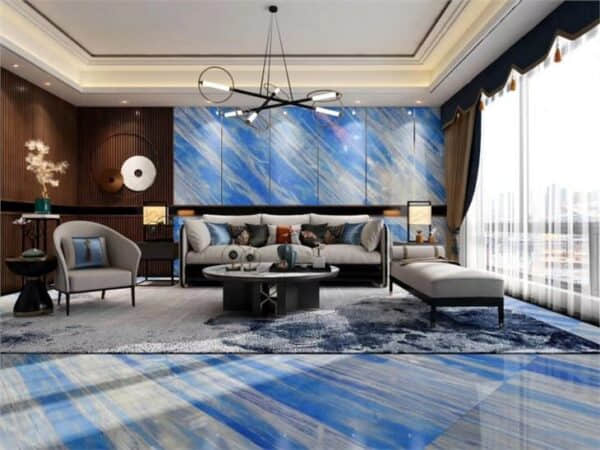 Luxury Stone Bolivian Blue Marble Slabs - Image 4