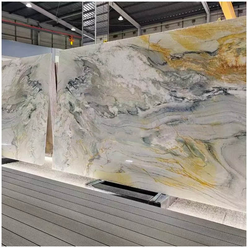 Macauabs Fantasy Gold Quartzite Slabs