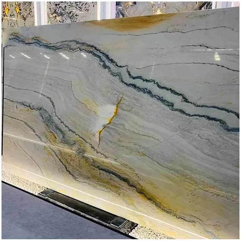 Macauabs Fantasy Gold Quartzite Slabs - Image 2