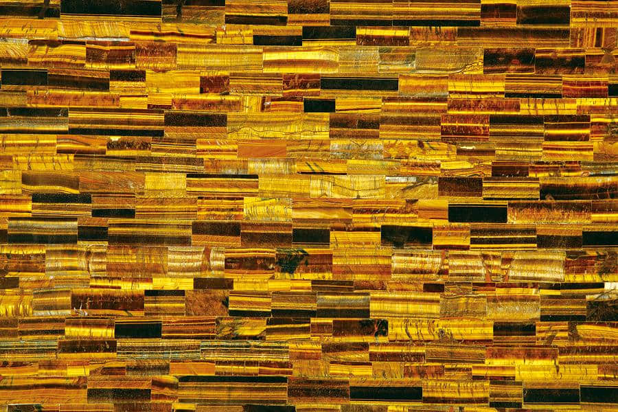 Yellow Tiger Eye Semi-Precious Stone