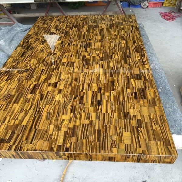 Yellow Tiger Eyes Semiprecious Table Top - Image 3