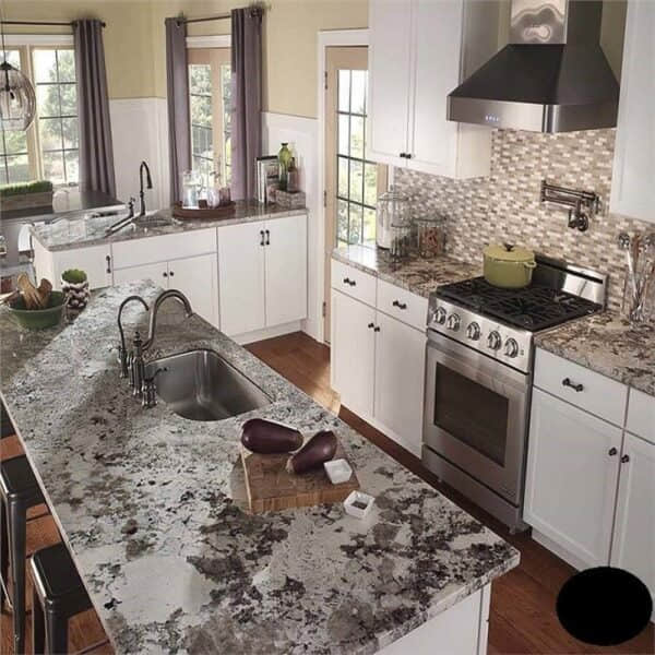 Alaska White Granite Slab For Kitchen Countertop