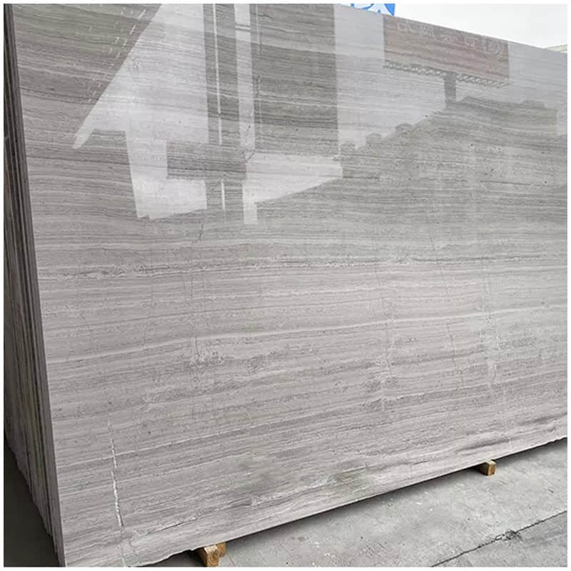 Grey Wood Grain Marble Slabs – China Origin