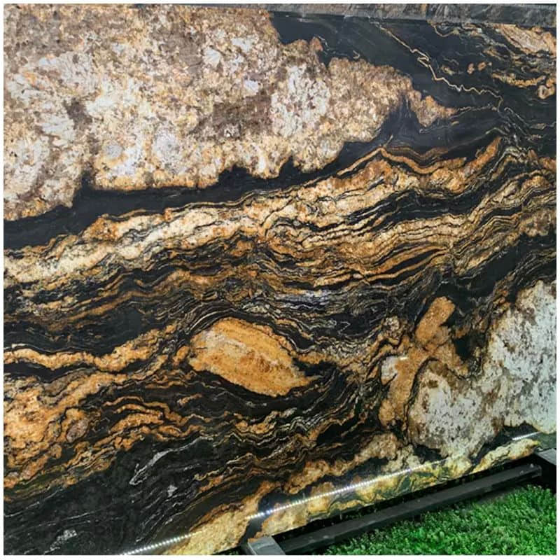 Black Fusion Granite Slab - Image 2